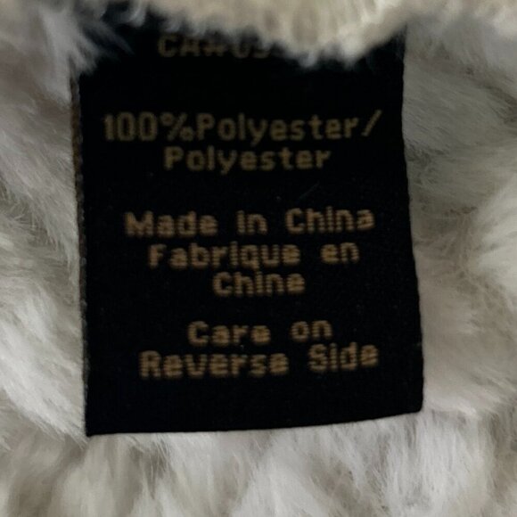 Wooly Bully Wear SZM Brown distressed suede vest sherpa lined boho western retro - Picture 7 of 8